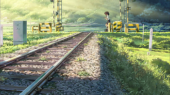 åã®åã¯ã (Kimino Na Wa - your name) - Makoto Shinkai | Makoto Shinkai | Pinterest | Anime scenery, Anime and Animation HD wallpaper